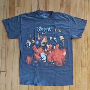 Hot Topic Slipknot Graphic Tee - Gray and Red